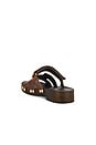 view 3 of 5 Canal Sandal in Brown Leather
