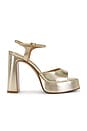 view 1 of 5 Liandra Platform Sandal in Champagne