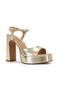 view 2 of 5 Liandra Platform Sandal in Champagne