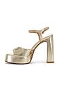 view 5 of 5 Liandra Platform Sandal in Champagne
