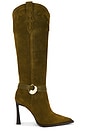 view 1 of 5 Kyndall Boot in Olive Suede