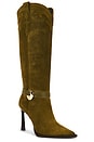 view 2 of 5 Kyndall Boot in Olive Suede