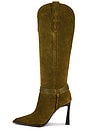 view 5 of 5 Kyndall Boot in Olive Suede