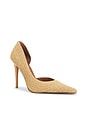 view 2 of 5 Elegant Pump in Natural Raffia