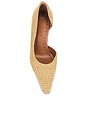 view 4 of 5 Elegant Pump in Natural Raffia