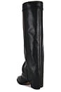 view 3 of 5 Winnick Wide Calf Boot in Black Leather