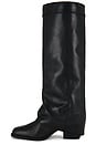 view 5 of 5 Winnick Wide Calf Boot in Black Leather