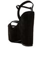 view 3 of 5 Jaylee Wedge in Black Suede