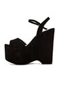 view 5 of 5 Jaylee Wedge in Black Suede