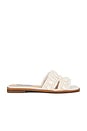 view 1 of 5 Hadyn Self Sandal in Bone Raffia