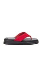 view 1 of 5 Bella Sandal in Red Suede