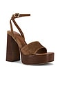 view 2 of 5 SANDALIA FLORIA in Chestnut Suede