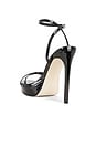 view 3 of 5 SANDALIA JUNI in Black Patent