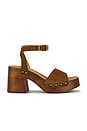 view 1 of 5 Karsin Sandal in Cognac Suede