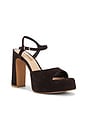 view 2 of 5 SANDALIA LIANDRA in Brown Suede