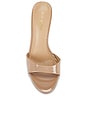 view 4 of 5 SANDALIA CON TACÓN SATURN in Tan Patent