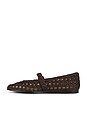 view 5 of 5 Melody Flats in Brown Raffia