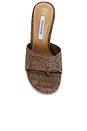 view 4 of 5 Briata Heels in Brown Raffia