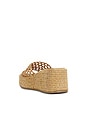 view 3 of 5 Brandy Sandal in Natural Raffia