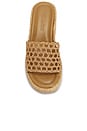 view 4 of 5 Brandy Sandal in Natural Raffia