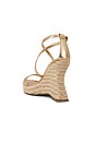 view 3 of 5 SANDALE ESPADRILLE CALIANA in Gold Leather