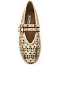 view 4 of 5 Lydia Mary Jane in Gold Leather