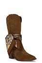 view 2 of 5 BOTAS SALLY SCARF in Chestnut Suede