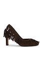 view 1 of 5 Greer Heels in Brown Suede