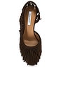 view 4 of 5 Greer Heels in Brown Suede
