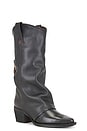 view 2 of 5 Aldora Boot in Brown Distressed