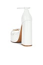 view 3 of 5 TACONES PLATAFORMA RETRO in White Leather