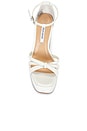 view 4 of 5 TACONES PLATAFORMA RETRO in White Leather