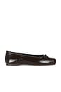 view 1 of 5 ZAPATO PLANO ELEVE in Brown Patent