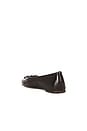 view 4 of 5 ZAPATO PLANO ELEVE in Brown Patent