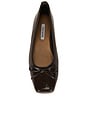 view 5 of 5 ZAPATO PLANO ELEVE in Brown Patent