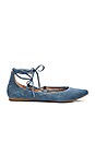 view 1 of 5 Eleanorr Ballet Flat in Blue