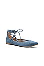 view 2 of 5 Eleanorr Ballet Flat in Blue
