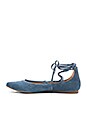 view 5 of 5 Eleanorr Ballet Flat in Blue