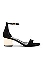 view 1 of 5 Irenee G Heel in Black Suede