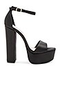 view 1 of 5 Gonzo Heel in Black Satin
