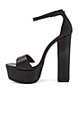 view 5 of 5 Gonzo Heel in Black Satin