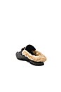 view 3 of 5 Jill Faux Fur Slide in Black Leather