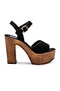 view 1 of 5 Lulla Platform in Black Suede