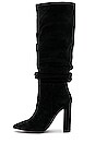 view 5 of 5 Swagger Boot in Black Suede