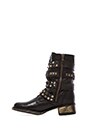 view 5 of 5 Lilian Studded Moto Boot in Black