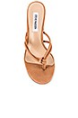 view 4 of 5 SANDALES À TALONS UNREAL in Camel Nubuck