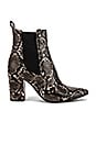 view 1 of 5 Subtle Ankle Bootie in Grey Snake