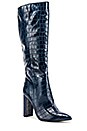 view 2 of 5 Triumph Boot in Blue Croccodile in Blue Crocodile