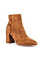 view 2 of 5 Therese Bootie in Brown Suede