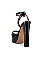 view 3 of 5 Skyla Platform Heel in Black Snake